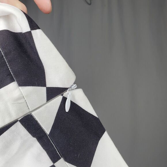 Loudmouth Skort 4 Retro Monochrome Black White - Picture 5 of 9